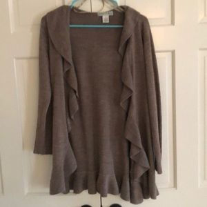 Long flowing sweater